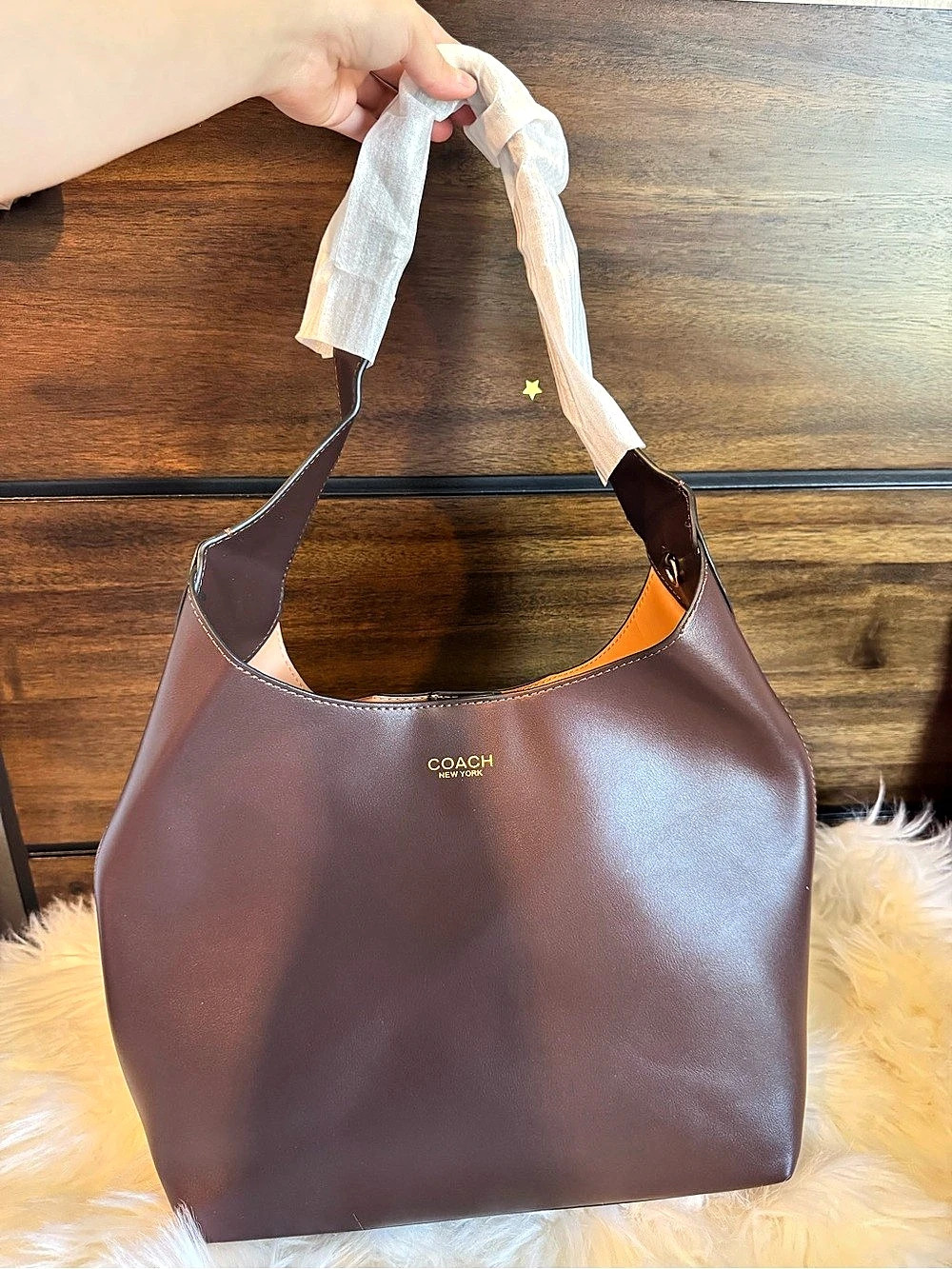 Coach Brooklyn Shoulder Bag 28 Brown Hobo Bag